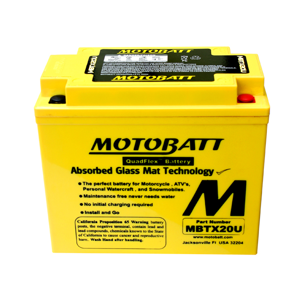 Motobatt MBTX20U batteri - Batterier - D2781 - 1