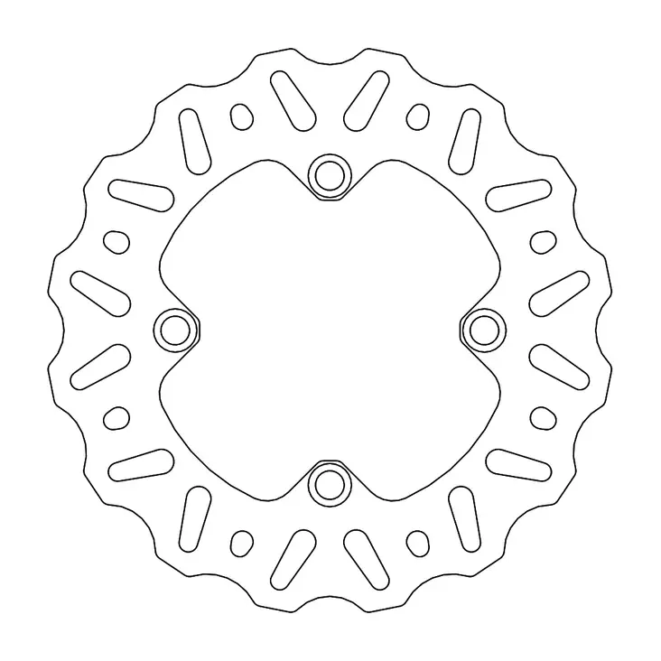 Moto-Master Nitro Bromsskiva bak KX85 - Bromsskivor - D135191 - 1