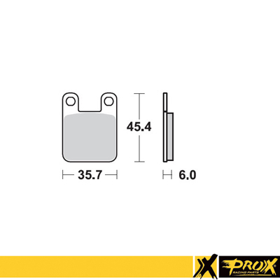 ProX Front Brake Pad KTM60/65SX '97-01 - Bromsbelägg - D18241 - 1