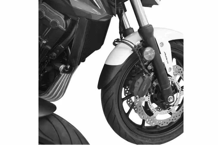 Puig Extenda Fenda Cb650F/Cbr650F C/Blac - Stänkskydd - D185331 - 1