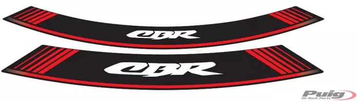 Puig Kit 8 Rim Strips Cbr C/Red - Fälgdekaler - D182441 - 1