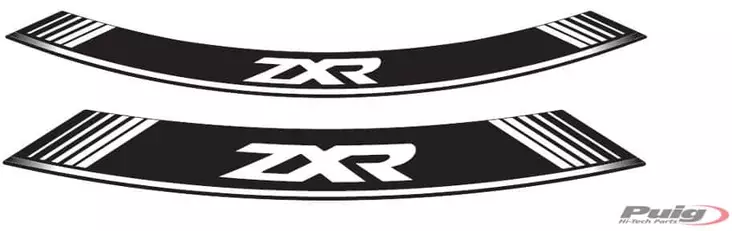 Puig Kit 8 Rim Strips Zxr C/White - Fälgdekaler - D186101 - 1