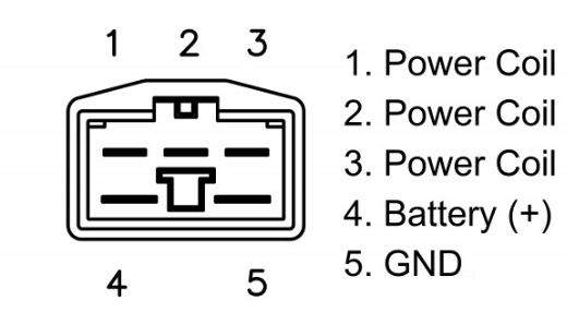 Regulator Aprilia/Honda - Laddningsregulator - D12111 - 1