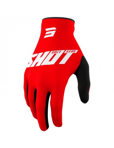 SHOT Handske Burst Röd - Cross- och Endurohandskar - D391351 - 1