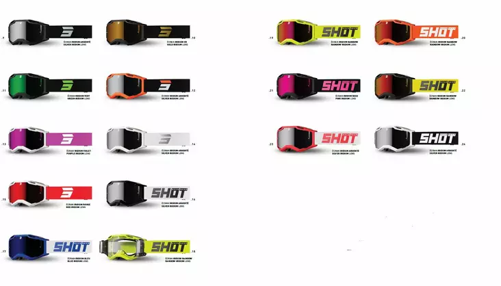 SHOT Lins Klar As/Af Assault/Iris - Linser & Reservdelar Crossglasögon - D393211 - 1