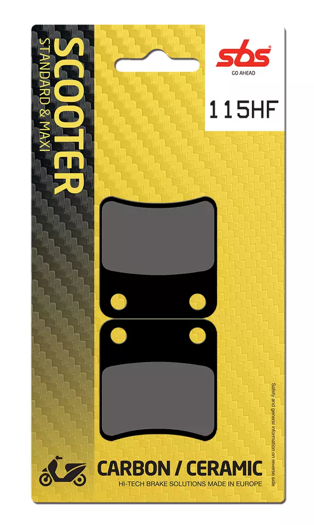 Sbs Bromsklossats Ceramic - Bromsbelägg - D106581 - 1