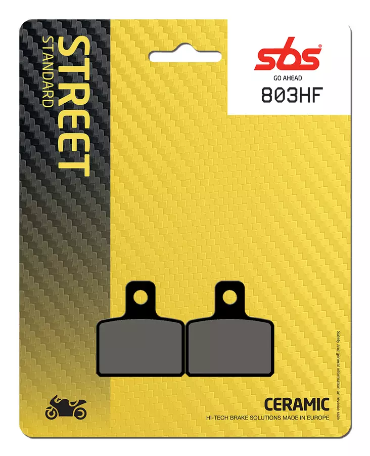 Sbs Bromsklossats Ceramic - Bromsbelägg - D107061 - 0