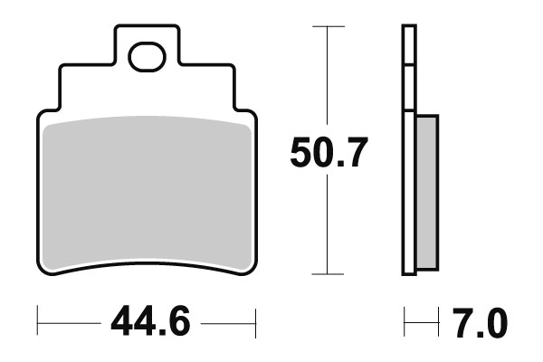 Sbs Bromsklossats Racing Sintered - Bromsbelägg - D113921 - 1