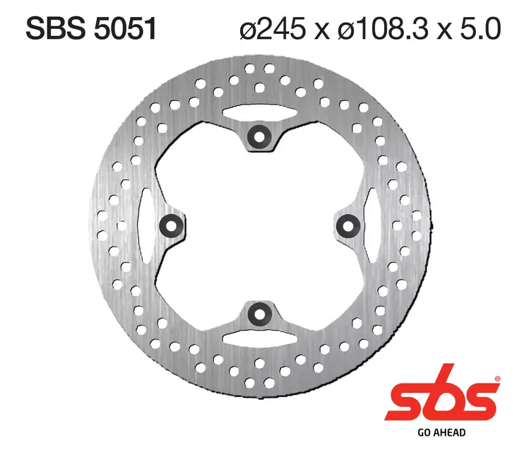 Sbs bromsskiva Standard - Bromsskivor - D131151 - 1