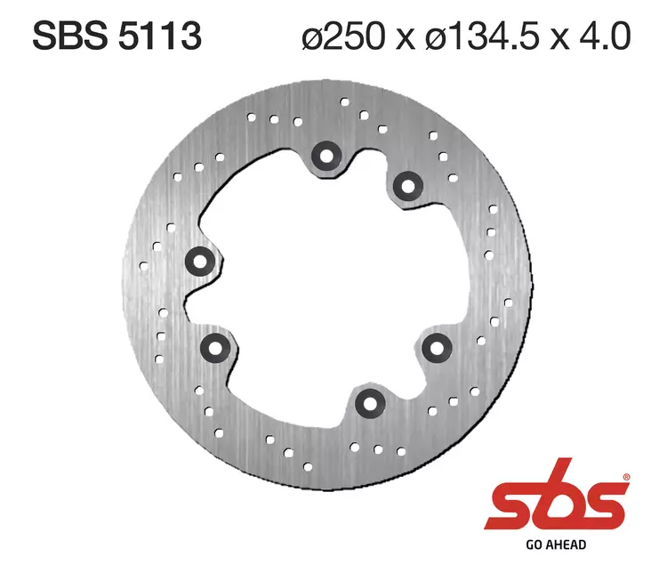 Sbs bromsskiva Standard - Bromsskivor - D131211 - 1