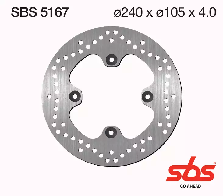 Sbs bromsskiva Standard - Bromsskivor - D131251 - 1