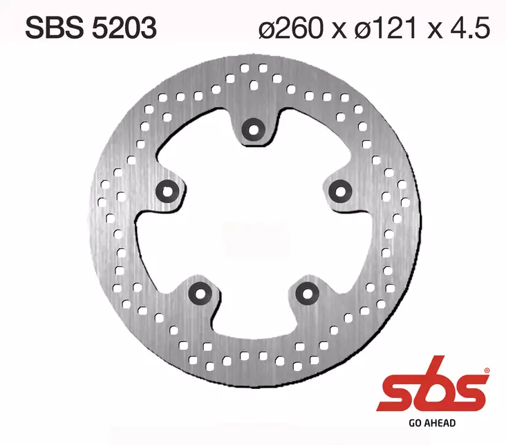 Sbs bromsskiva Standard - Bromsskivor - D131281 - 1