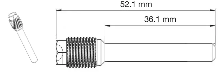 Sbs bromsstapp fram Ka/Su - Övriga Bromsdelar - D107171 - 1