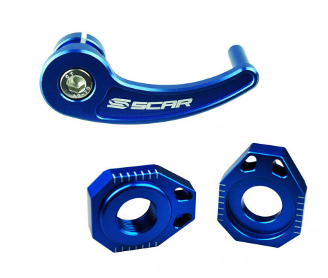 Scar Rear axle pull + Axle blocks sherco - Övriga chassidelar - D461091 - 1
