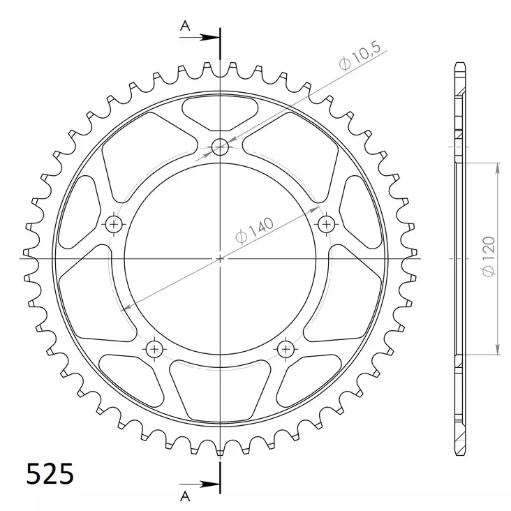 Supersprox Bakdrev Stål 1792.47 - Bakdrev - D6941 - 1