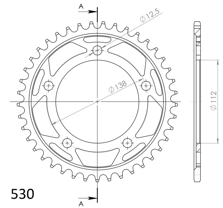 Supersprox Bakdrev Stål 302.41 - Bakdrev - D7061 - 1