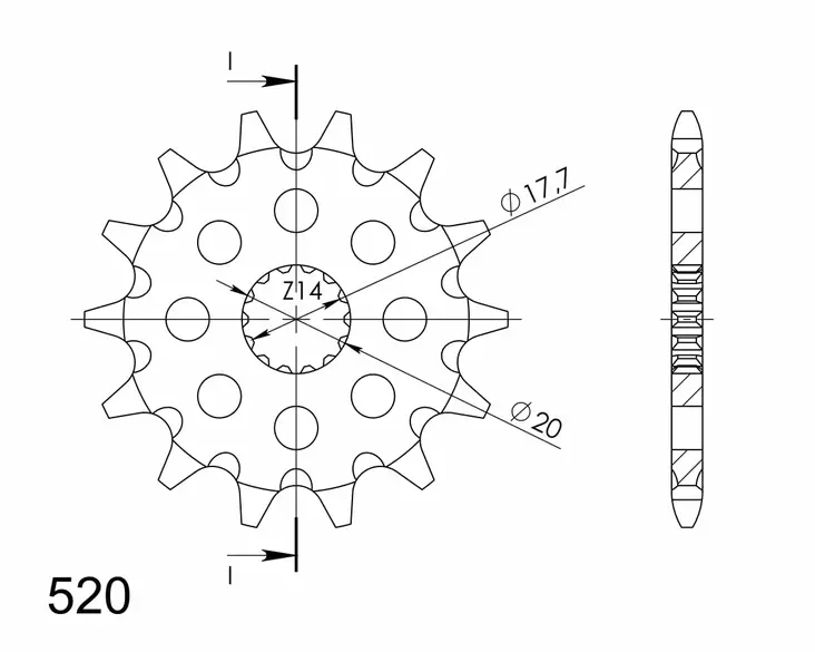 Supersprox / JT Framdrev 564.12 - Framdrev - D6801 - 0
