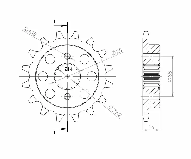 Supersprox / JT Framdrev 736.15 - Framdrev - D6841 - 1
