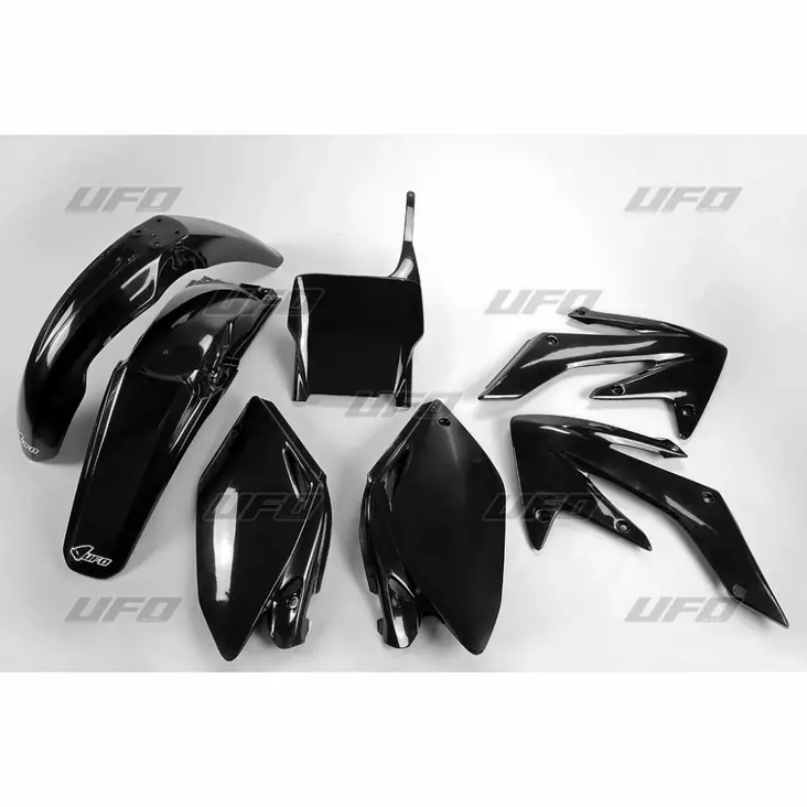 UFO Plastkit 5-delar Svart CRF250 04-05 - Plastkit - D33581 - 1