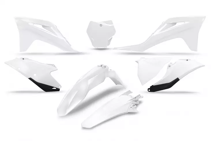 UFO Plastkit 5-delar Vit 041 GasGas MC 1 - Plastkit - D369321 - 1