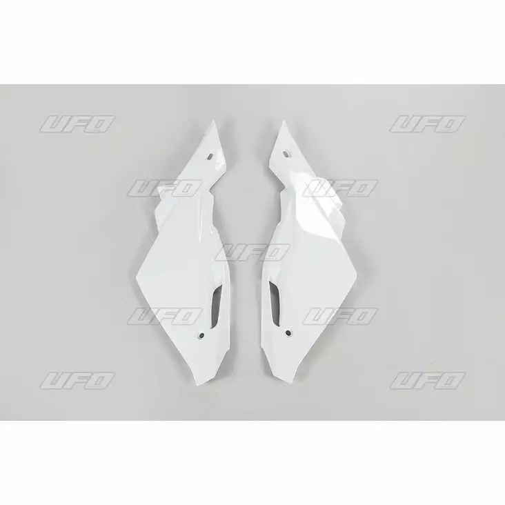 UFO Sidopanel CR/WR125 09-13 Vit 041 - Nummerplåt - D32361 - 1