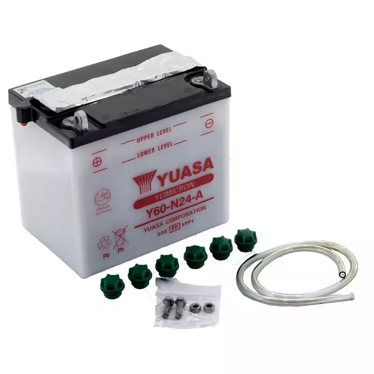 Yuasa Batteri Y60-N24-A (DC) Exkl syra - Batterier - D2611 - 1