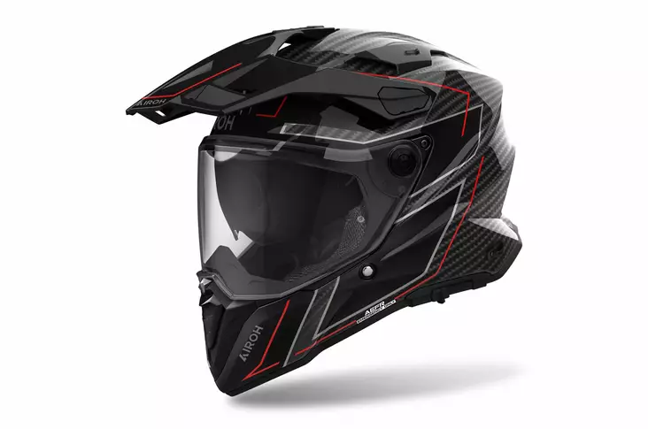 Airoh Hjälm Commander 2 Carbon Stylish g - Adventurehjälmar - D487071 - 1