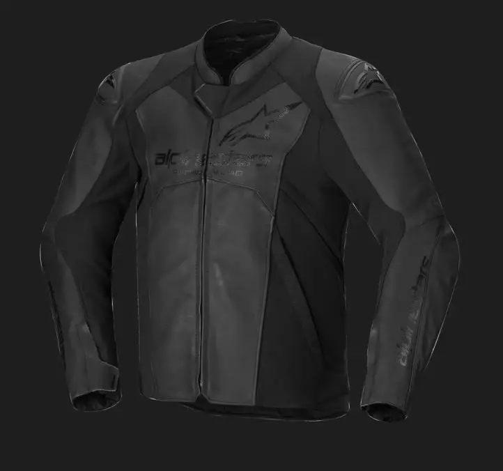 Alpinestars Skinnjacka Faster v3 Svart/S - Skinnjackor & Västar  - D477361 - 1