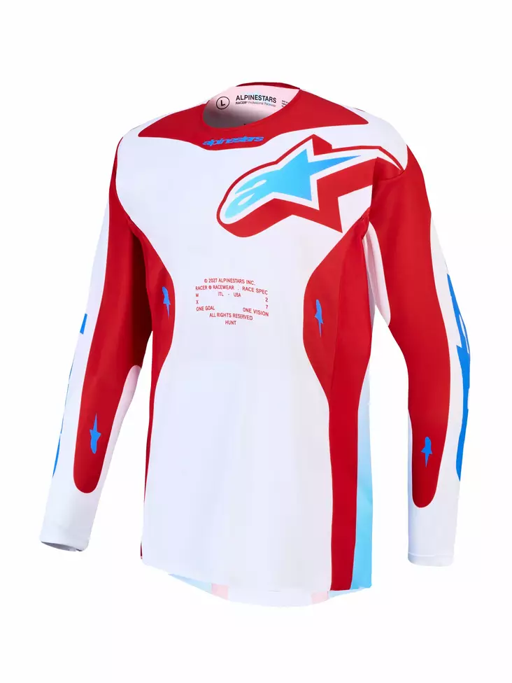 Alpinestars Tröja Racer Hunt Röd/UCLA Bl - Crosströjor - D521531 - 1