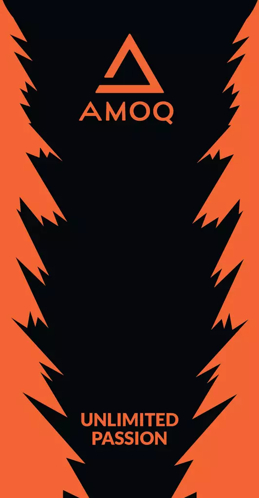 AMOQ Halsvärmare Svart-orange - Buffrar & Huvor - D490091 - 1