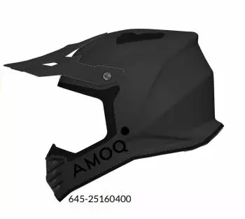 AMOQ Meteor V2 JNR MX hjälm Blackout - Juniorhjälmar - D483641 - 1