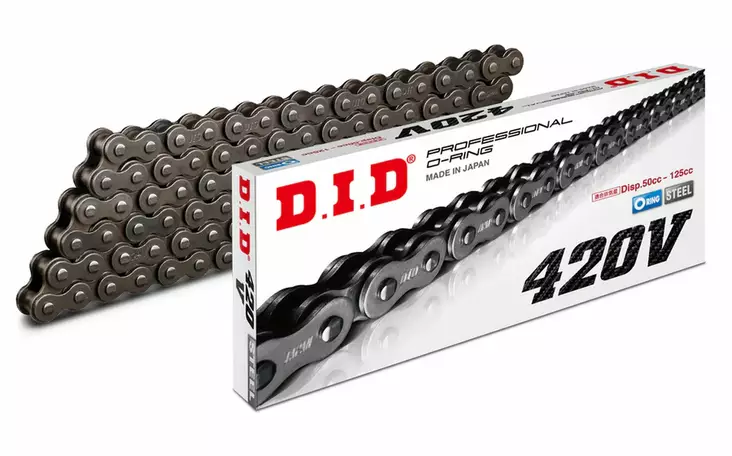 D.I.D 420V Chain+Connecting link (RJ) - Kedjor 420 - D508361 - 1