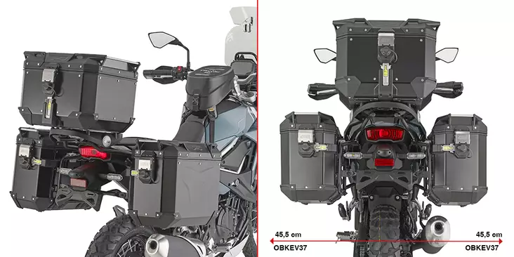 Givi Pan. Hold. Kawasaki Kle500/Kle500 S - Monteringsatser & Pakethållare - D530701 - 1