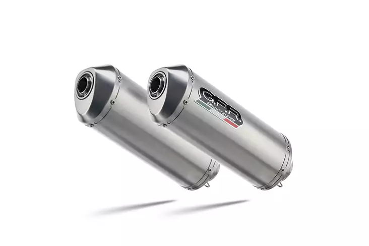 GPR DucatiMonster 1000 2003/2005 SATINOX - Ljuddämpare - D498131 - 1