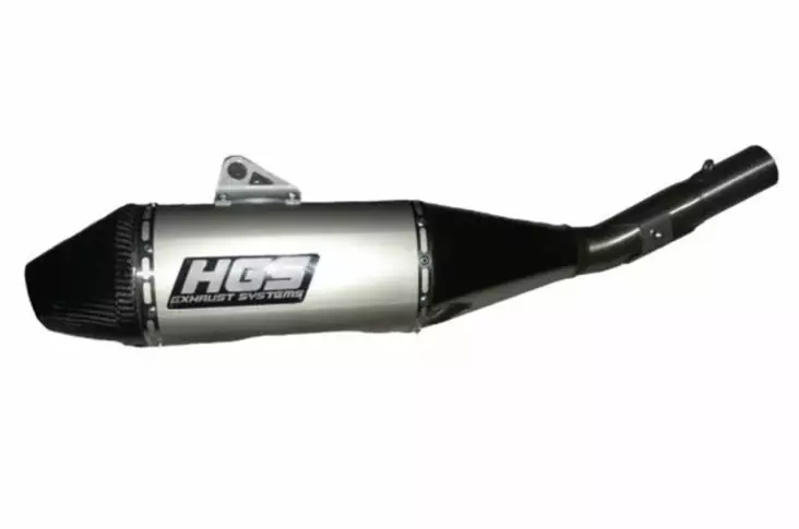 HGS Silencer Steel 4T KX250F 17-24 Carbo - Ljuddämpare - D505371 - 1