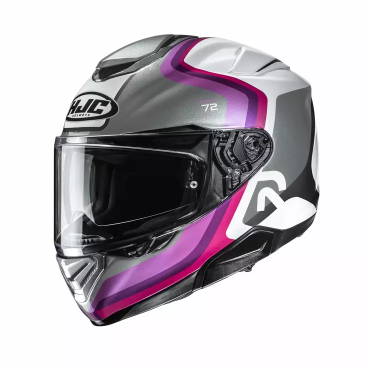 HJC Helmet RPHA 72 Ernem Grå/Lila/Vit MC - Integralhjälm - D508701 - 1