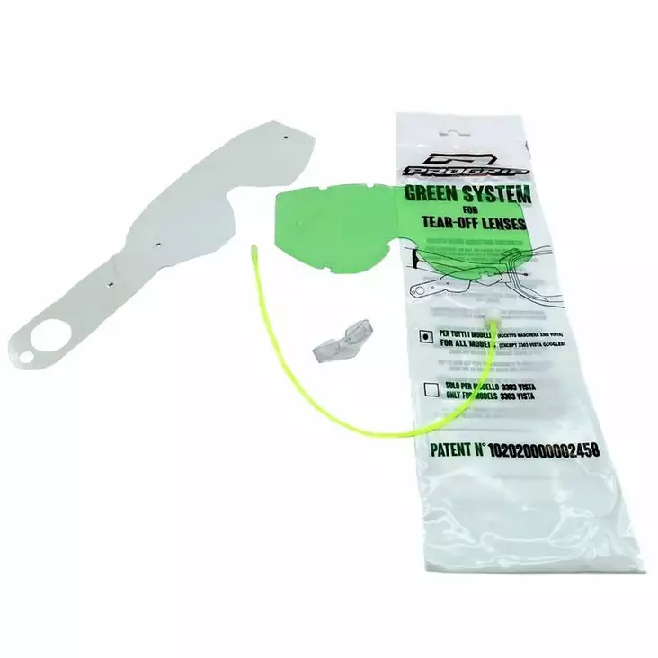 Progrip Green System Universal Tear off - Linser & Reservdelar Crossglasögon - D543641 - 1