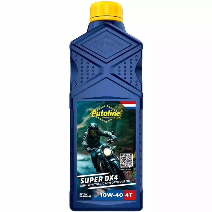 Putoline Super DX4 10W-40- 1L (12) - Motorcykeloljor 4T - D526761 - 1