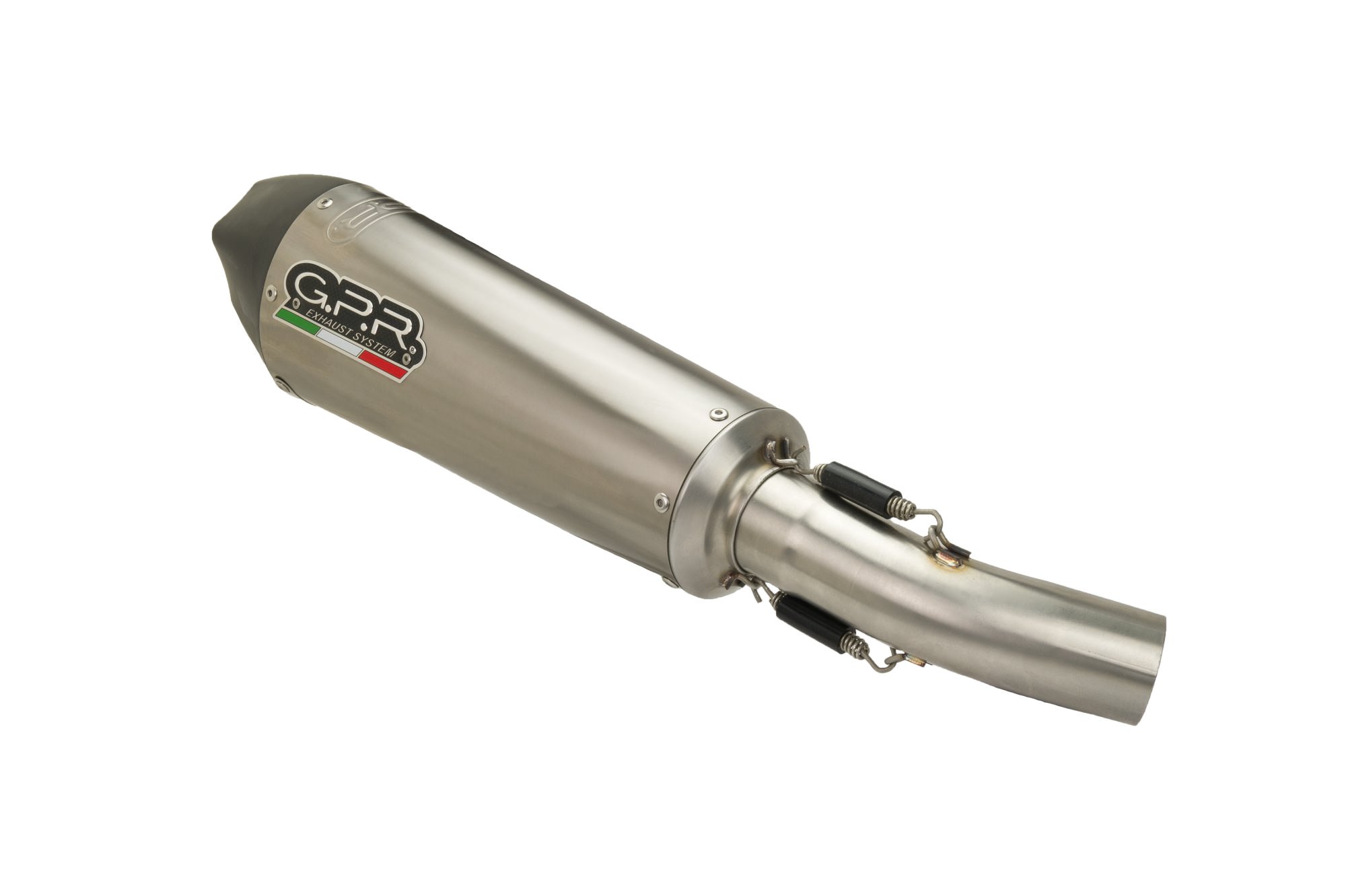 GPR Italia DB.31.FUNE Terminale Omologato con Raccordo Compatibile con DERBI Senda DRD 125 R / SM 2009/13 Furore Nero