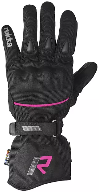 RUKKA Handske GTX VIRVE 2.0 Svart/Rosa - MC Handskar med membran - D475002 - 1