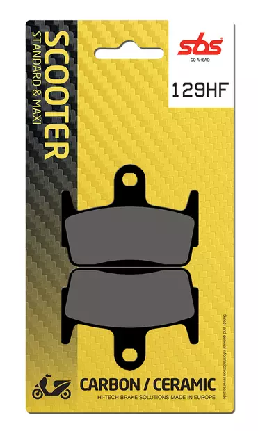Sbs Bromsklossats Ceramic (710HF) - Bromsbelägg - D106592 - 2