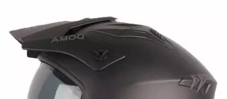 AMOQ Blister peak and screws, mattblack - Visir - D480942 - 1