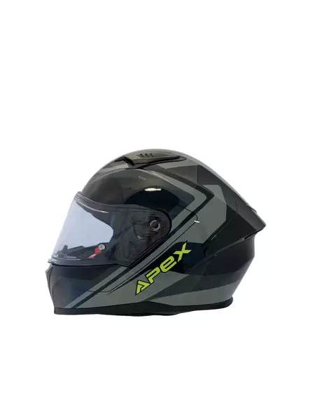 APEX Hjälm FI100 Valencia svart/grå/gul - Integralhjälm - D488392 - 1