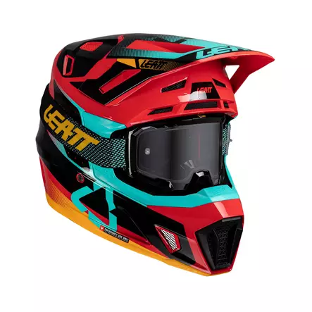 Leatt Helmet Kit Moto 7.5 V25 Red - Crosshjälmar - D482942 - 1