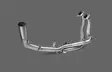 Akrapovic Optional Header (SS) Tuareg 66 - Krökar - D447922 - 1