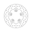 Brembo Serie Oro bromsskiva - Bromsskivor - D6262 - 1