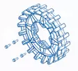 Camso Sprocket 18 teeth 4S 4 bolt 3/8-16 - Reservdelar till bandsatser - D93422 - 1