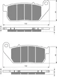 GOLDFREN Bromsbelägg 272 Ceramic Carbon - Bromsbelägg - D26602 - 1