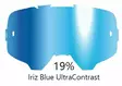 Leatt Lins Iriz Blå ultra kontrast 25% - Linser & Reservdelar Crossglasögon - D146502 - 1