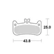 Motomaster Brake pad bicycle Organic: Fo - Bromsbelägg - D461752 - 1